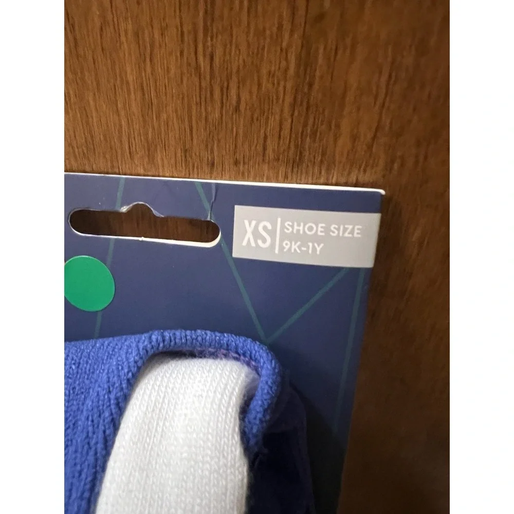 DSG Stirrup + Sanitary Baseball Socks Royal Blue and White,‎ Youth XS 9K-1Y New
